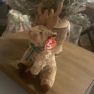 TY beanie baby Rudy from 2003 Christmas